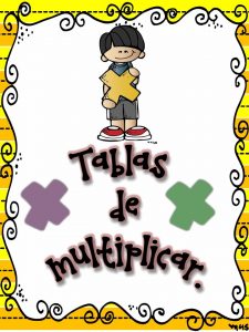 tablas de multiplicar