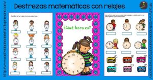 Destrezas matemáticas con relojes